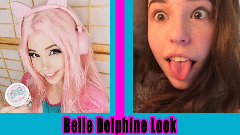 belle delphine no makeup